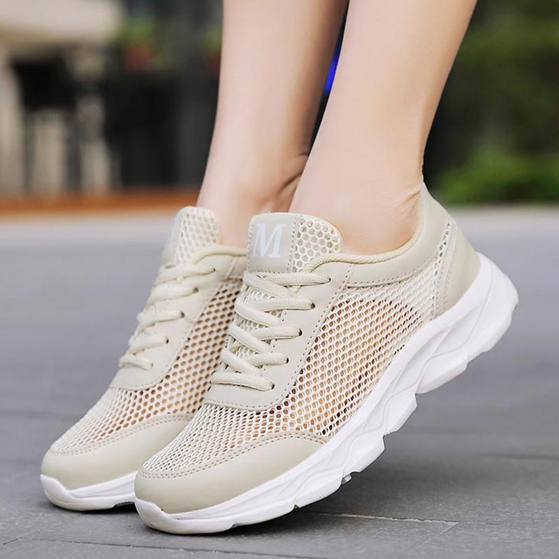 Japanese Lifestyle News - Summer Breathable Sneakers Women Mesh Women's