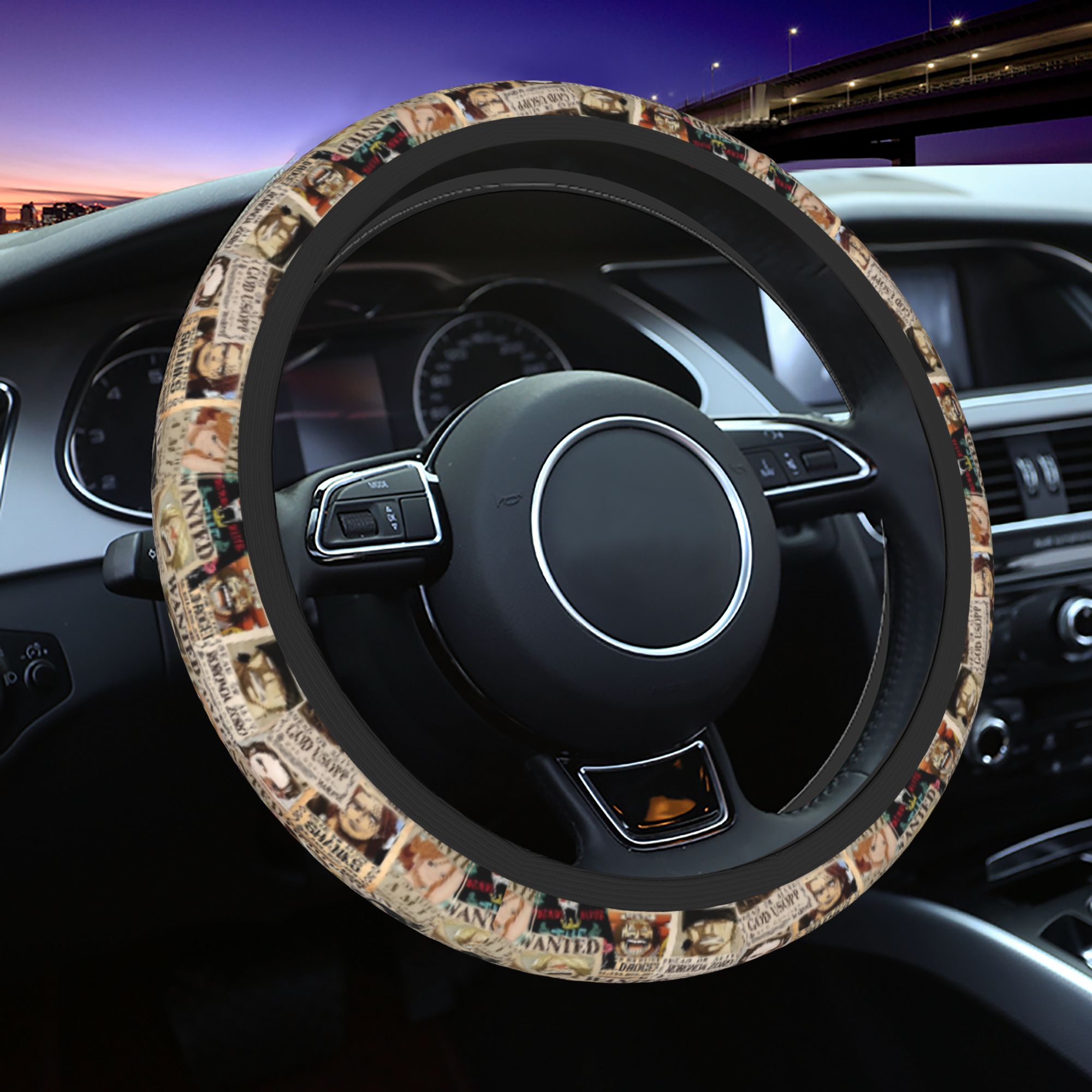 Japanese Lifestyle Goods - Japanese Anime Car Steering Wheel Cover