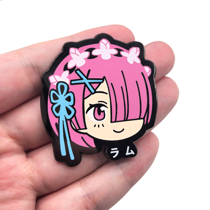 Ram Rem Metal Badges Anime Re: - Japan Lifestyle のレビューと価格