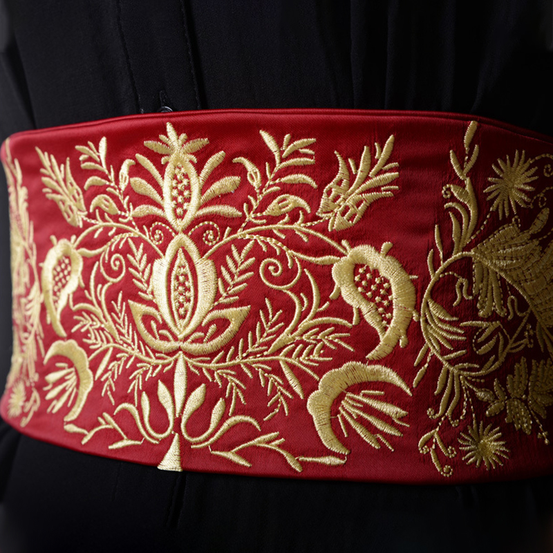 Vintage Embroidery Fabric Wide - Kimono Yukata Cotton のレビューと価格