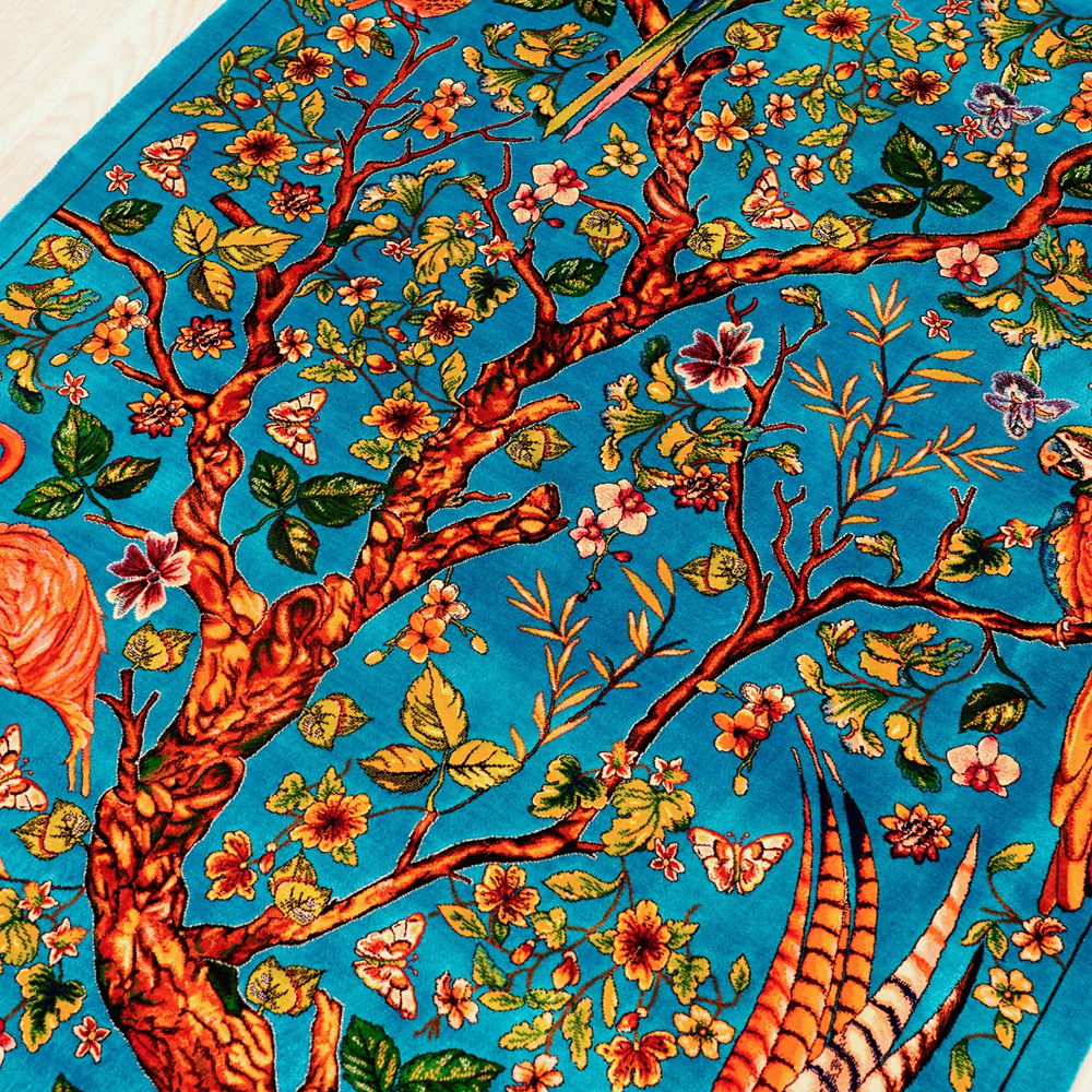 80x125cm Pure Silk Luxury Rug  - Japanese Lifestyle In America のレビューと価格