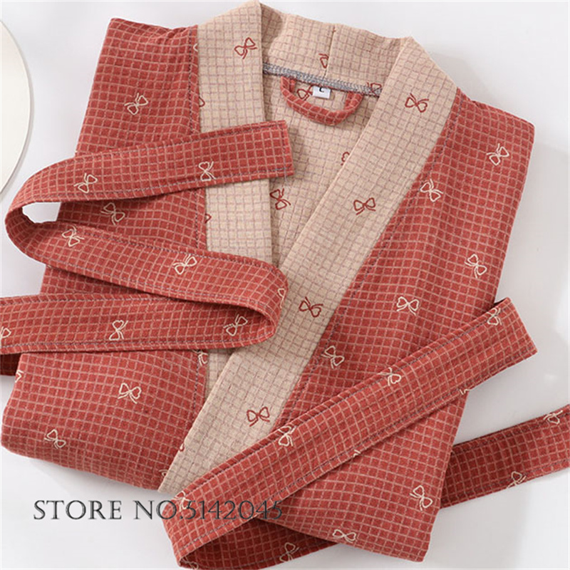 100% Cotton Coupe Robe Sleepwe - Kimono Yukata Cotton のレビューと価格
