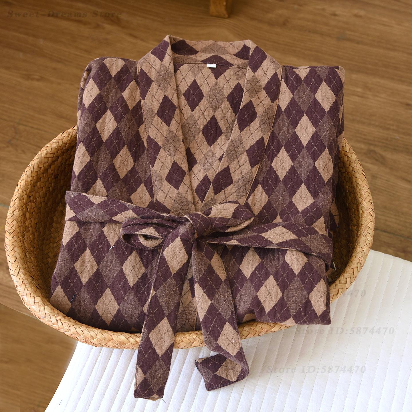 Cotton Coupe Robe Sleepwear Ma - Kimono Yukata Cotton のレビューと価格