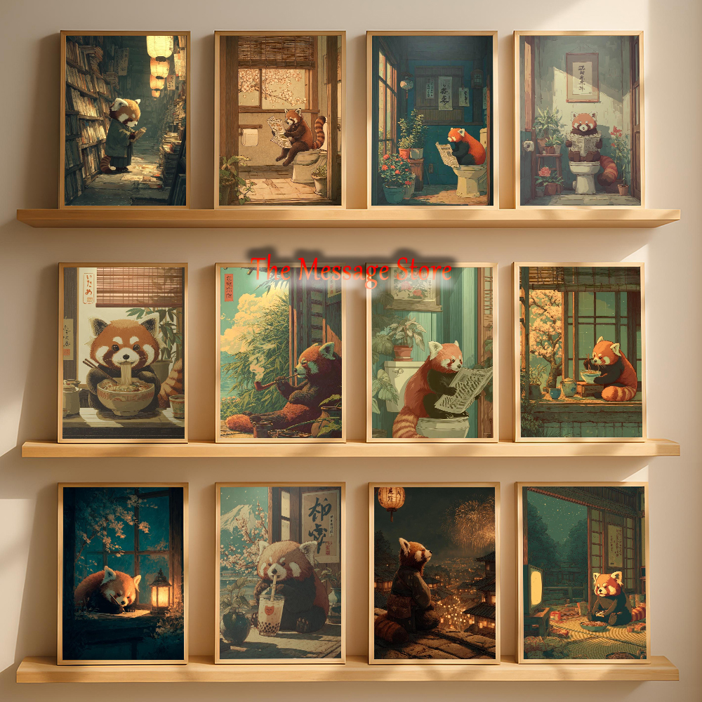 Red Panda Vintage Japanese Sty - Japanese Work Lifestyle のレビューと価格