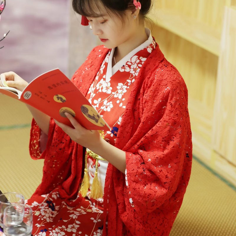 Japanese Style Haori Kimono Ca - Kimono Yukata Cotton のレビューと価格
